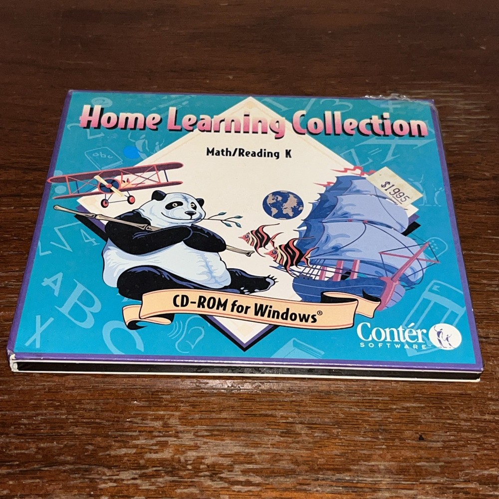 Home Learning Collection Math Reading K CD-ROM For Windows 3.1 - Conter Software