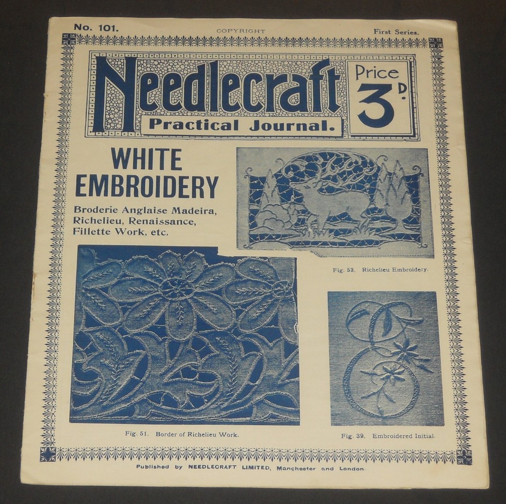 Needlecraft, Embroidery 2 magazines
