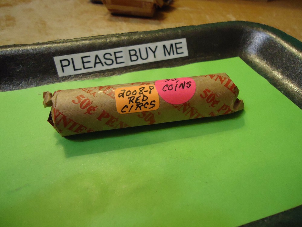 2008-P LINCOLN CENT ROLL