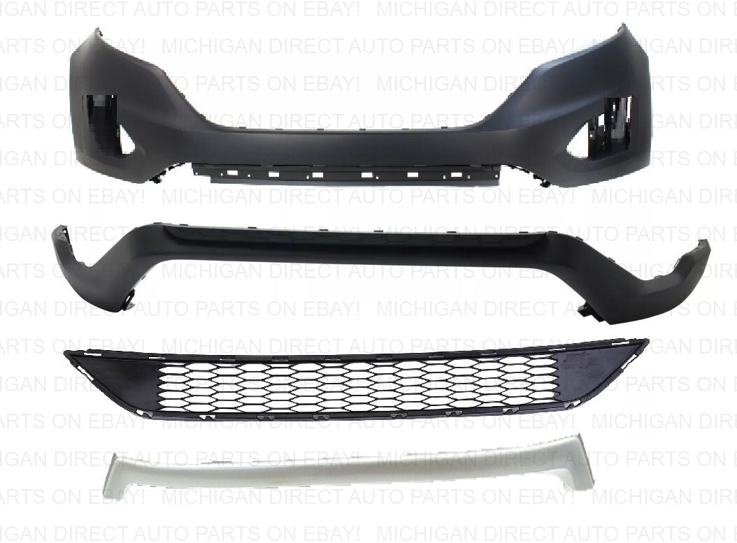 FOR: 2015 2016 2017 2018 FORD EDGE FRONT BUMPER SET 15 part set