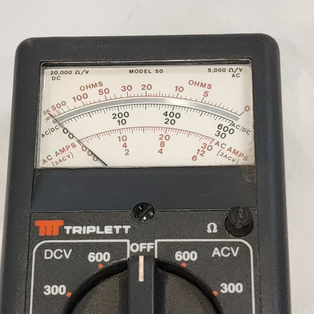 Triplett Model 50 Volt Ohm Milliammeter ***Not Working***