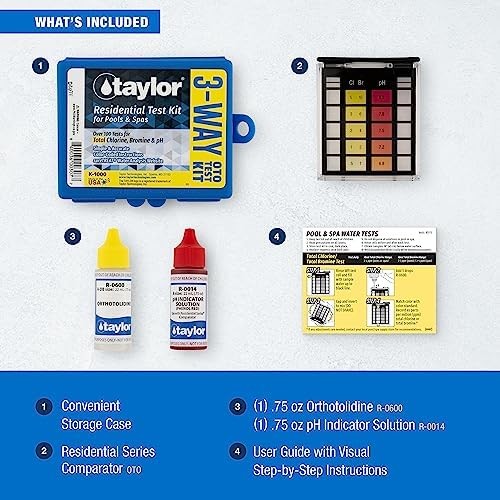 K-1000 Basic Residential Pool & Spa Test Kit