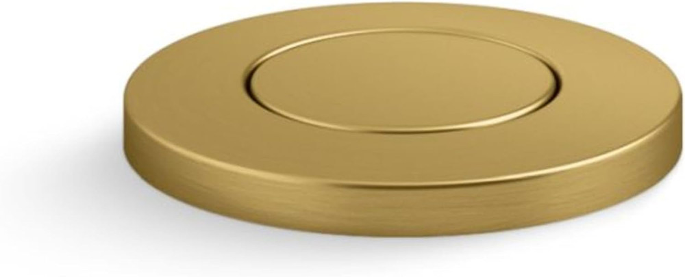 Brushed Brass Garbage Disposal Air Switch Button - K-35726-2MB