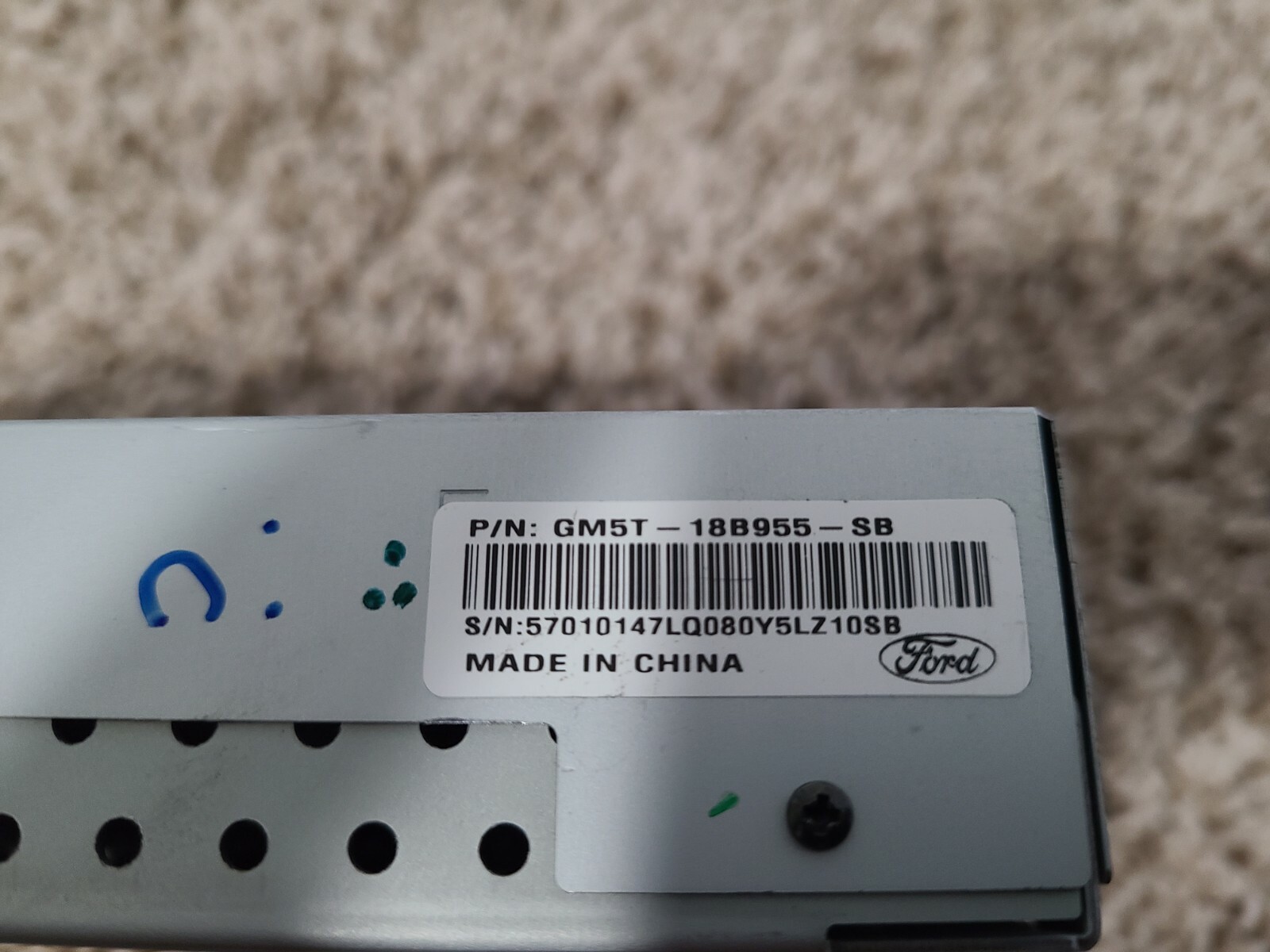 2016-2020 Ford Lincoln Sync 3 Display Screen GM5T-18B955-SB 8.0" Touchscreen OEM