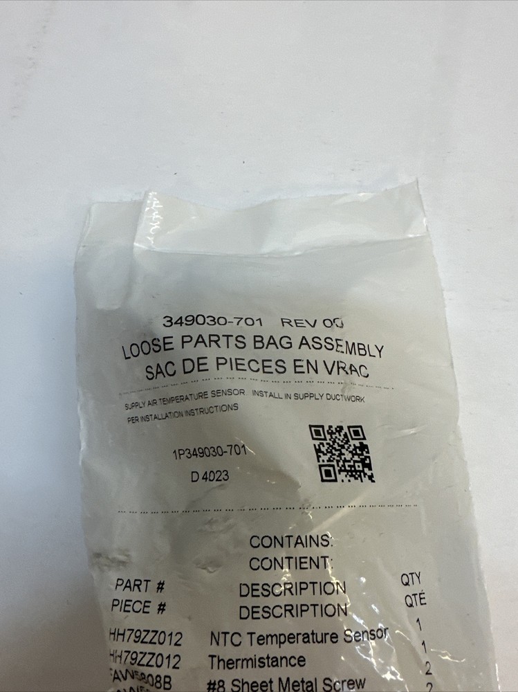 Supply Air Temperature Sensor 349030-701
