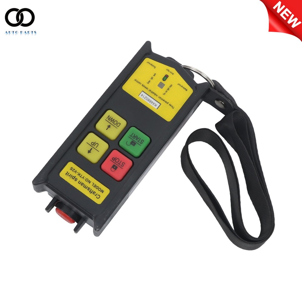 1320lbs Mini Electric Hoist 14ft Wired Remote + 328ft Wireless Remote Control