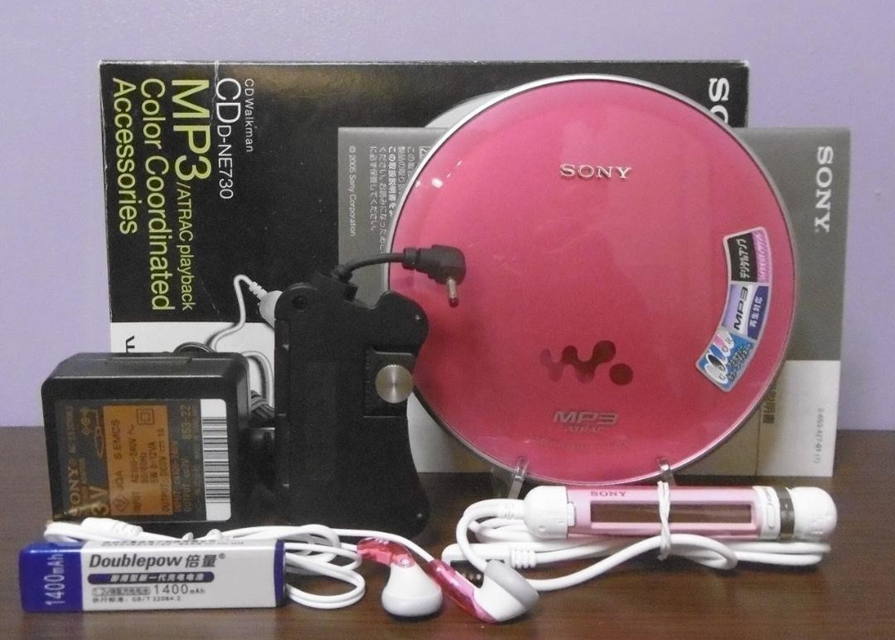 SONY CD Walkman Portable CD Player D-NE730 Operation confirmed