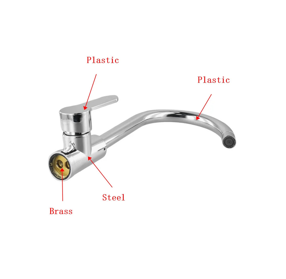 Kitchen Faucet Two Function Single Handle Pull Out Mixer Hot and Cold Mixer Wate