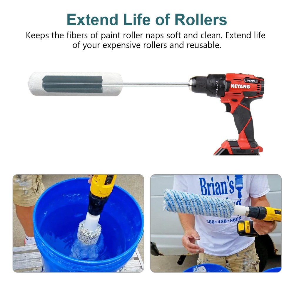scottchen PRO Paint Roller Cleaner Dryer Washer Cleaning Tool for plastic