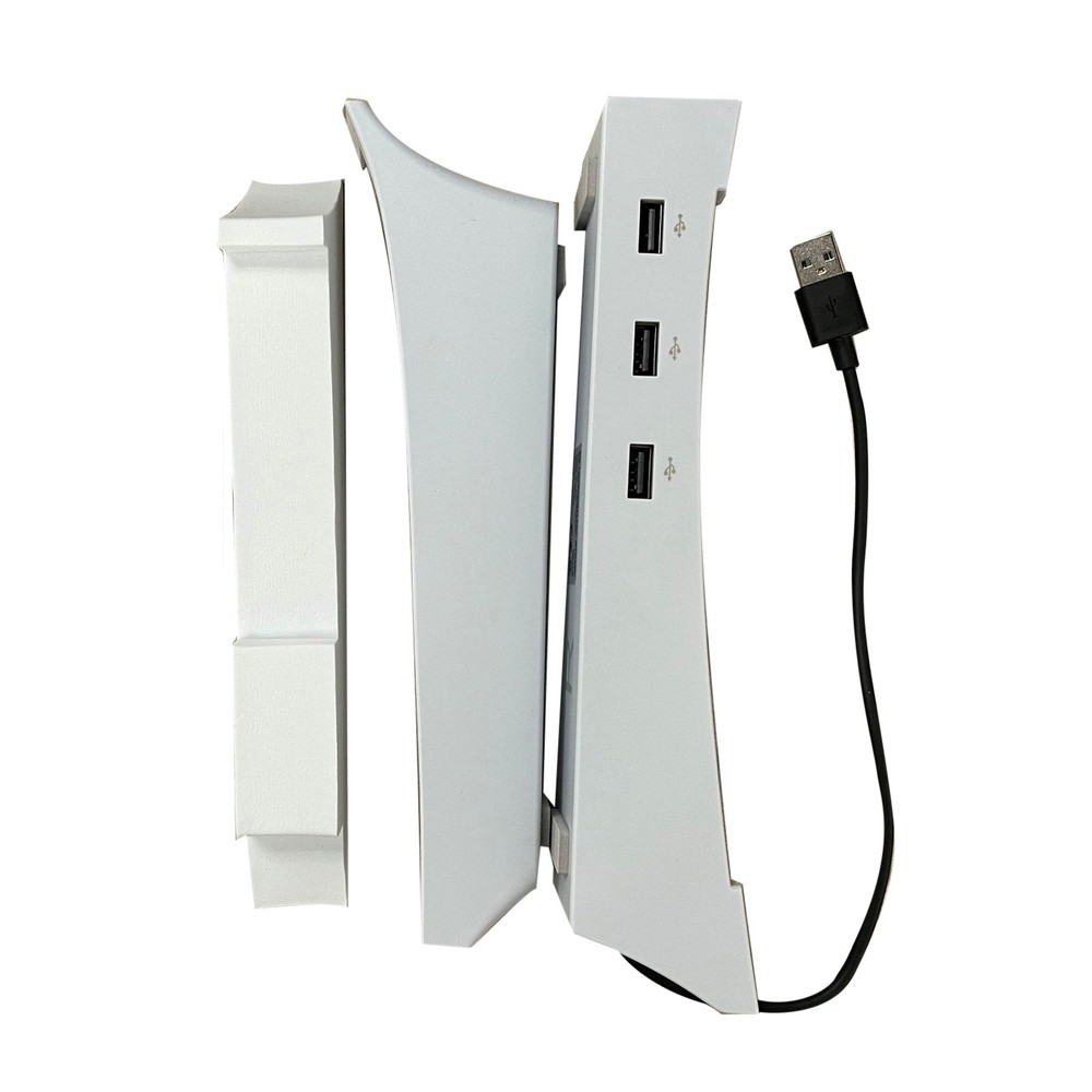 New Horizontal 4 HUB Charging Base Stand Bracket Holder For PS5 Slim Console