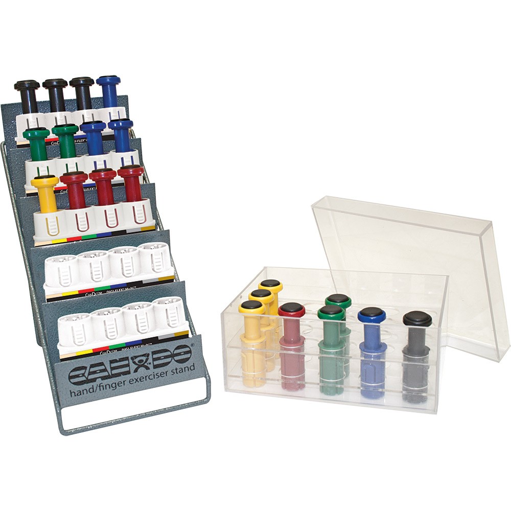 DIGI-FLEX MULTI CLINIC PACK, DELUXE (8 BASES PLUS 32-BUTTON SET IN CASE W/ RACK)