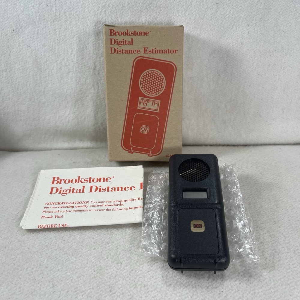 Brookstone Digital Distance Estimator Tested NOB