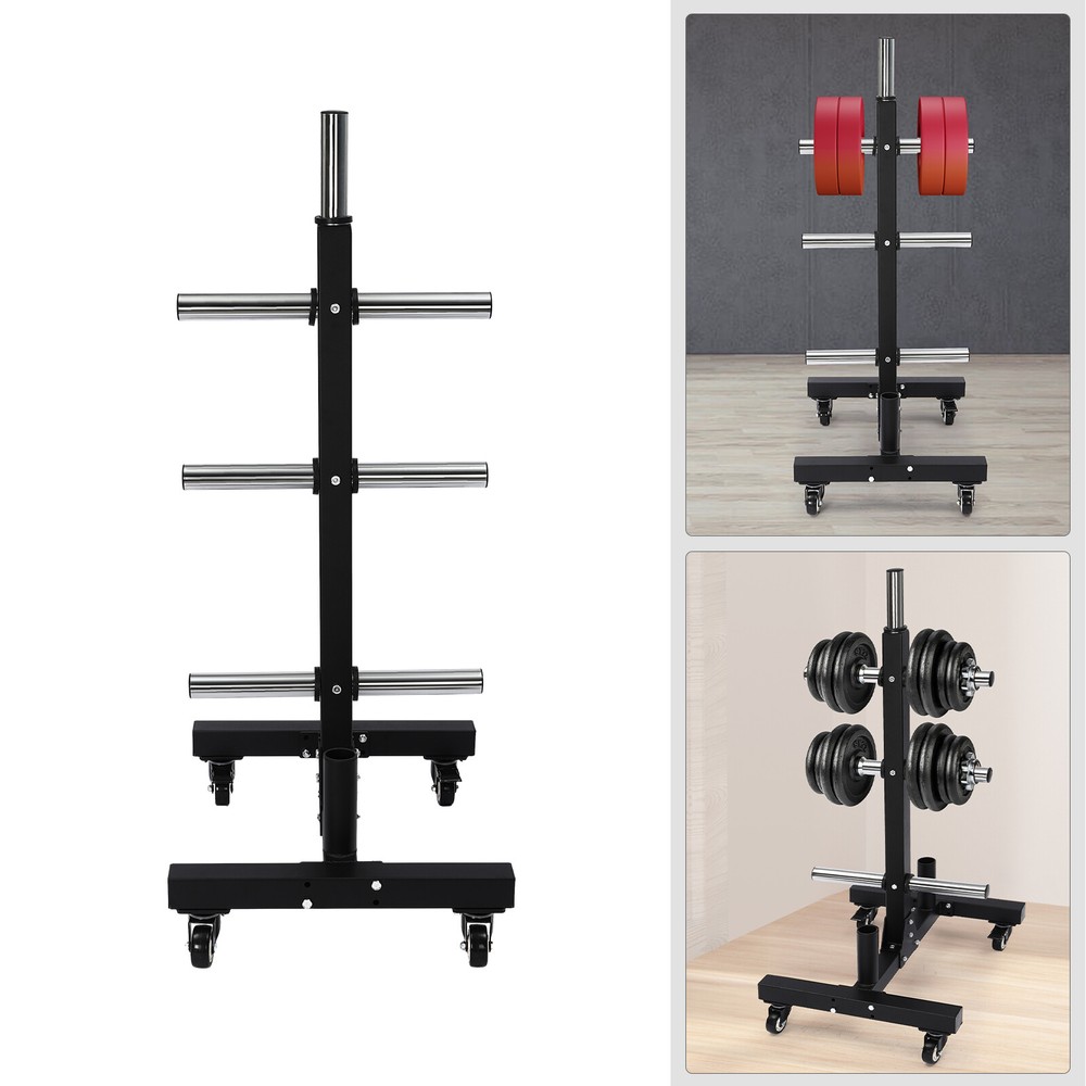 1102.3 Lb. Load Capacity Plate Rack Tree Dumbbell Rack Vertical Storage Tree Us