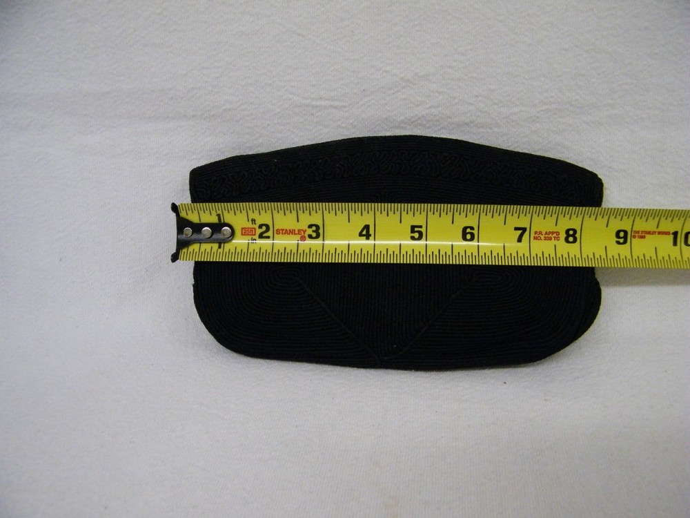 Vintage Black Evening Dinner Clutch