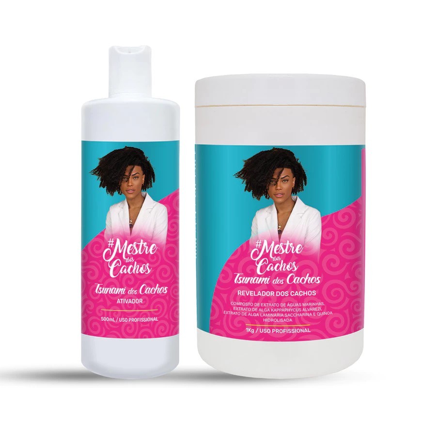 Mestre dos Cachos Tsunami Kit – Brazilian Curl Loosening & Definition Treatment