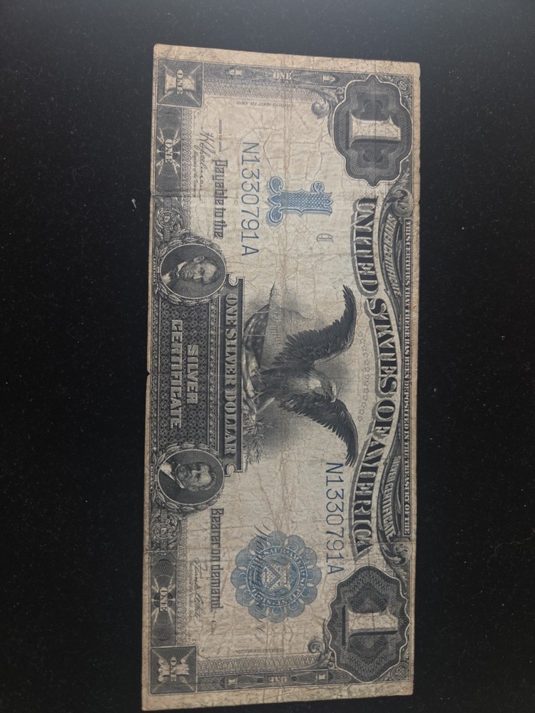 1899 One Dollar Black Eagle Silver Certificate