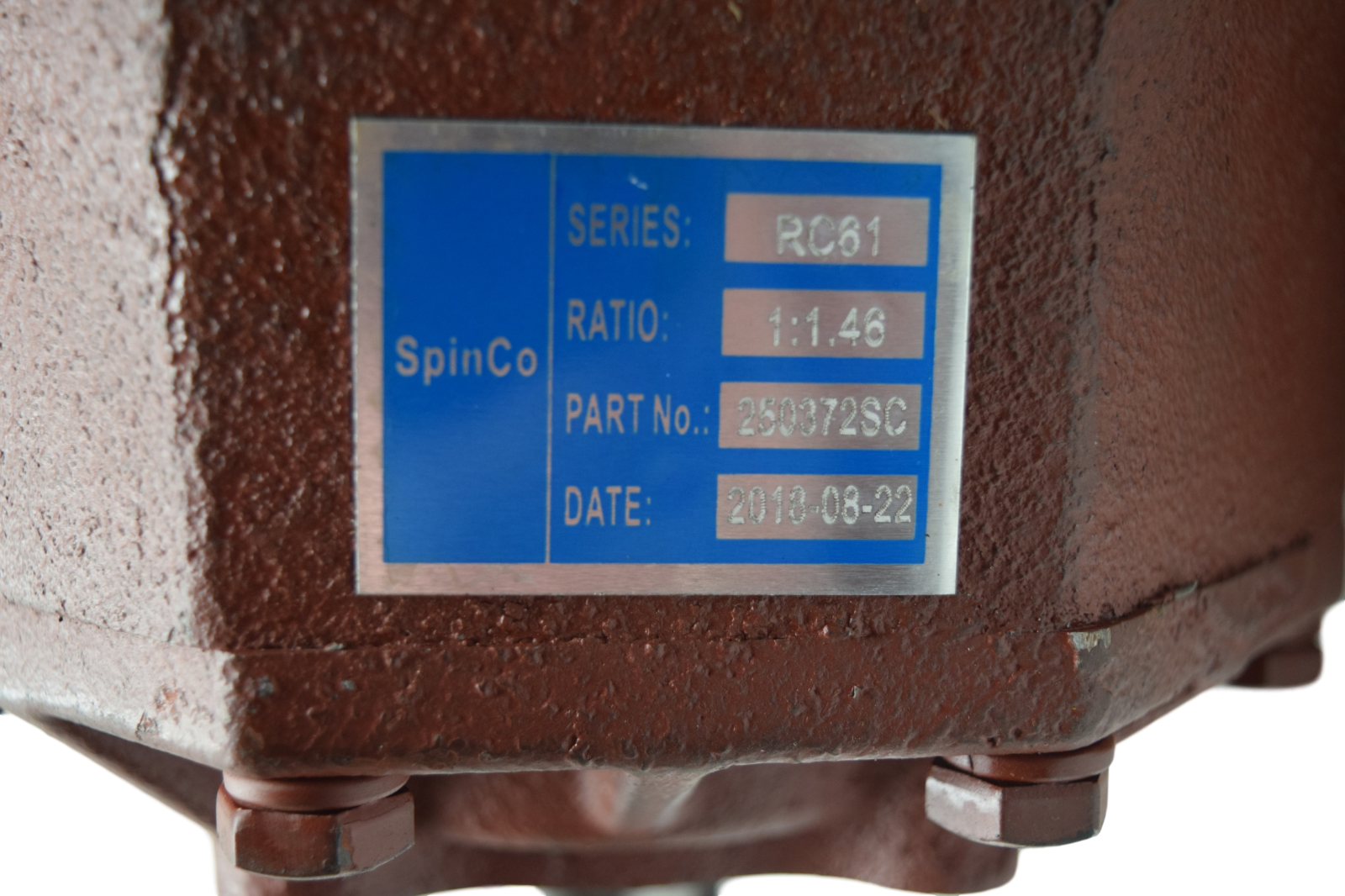 75 HP Rotary Cutter Gearbox 1-3/8" 6-Spline Input Shaft 1:1.46 RC-61