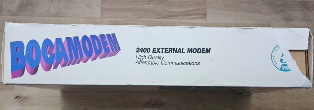 Bocamodem 2400bps External Modem Model M024ED
