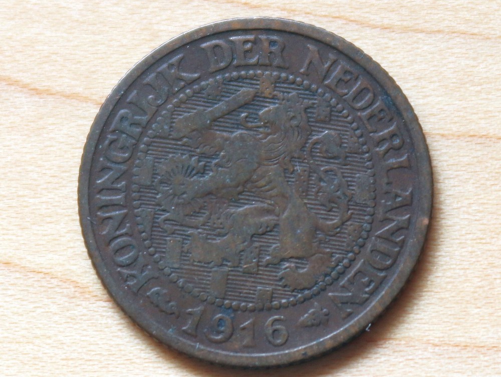 1916 Netherlands 1 Cent