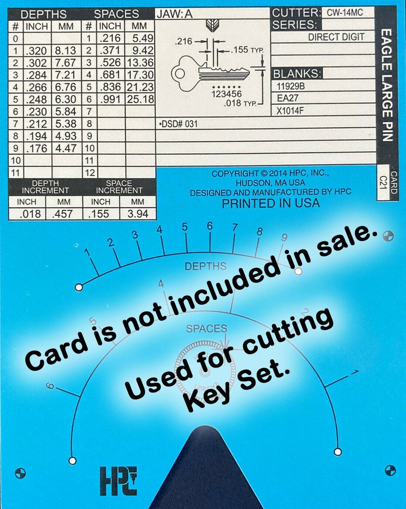Eagle EA27 Space and Depth Keys ~ DSD#031, C21