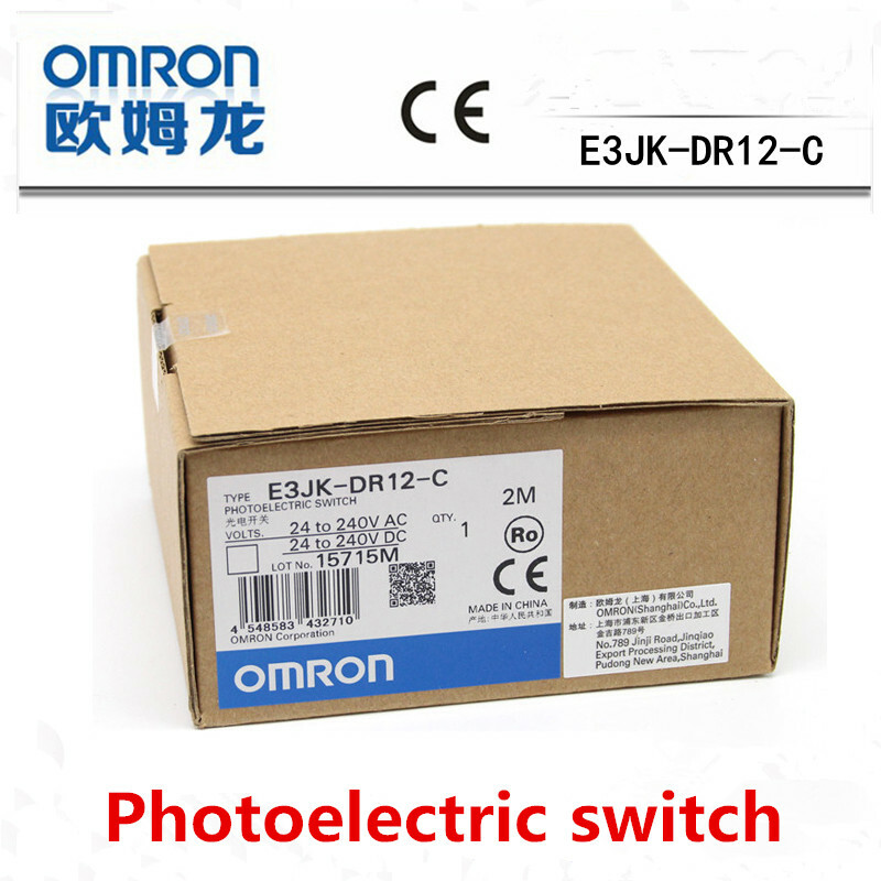 1pcs Omron E3JK-DR12-C 2M Photoelectric Switch Sensor Diffuse Reflection 300mm