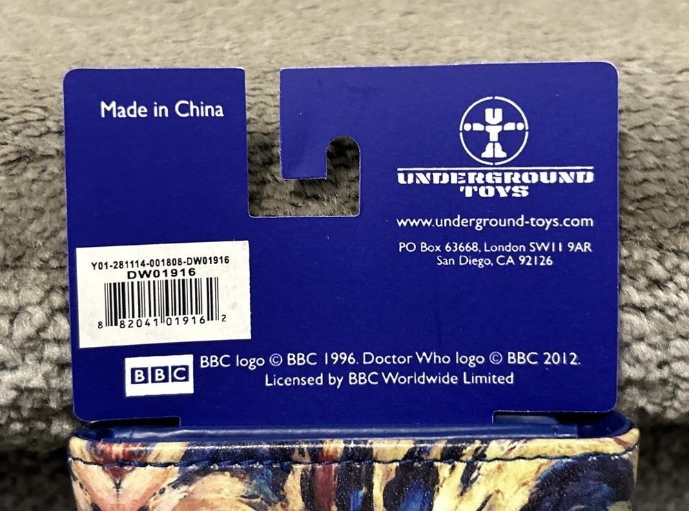 Doctor Who Wallet Van Gogh Exploding Tardis BBC 2012 NEW