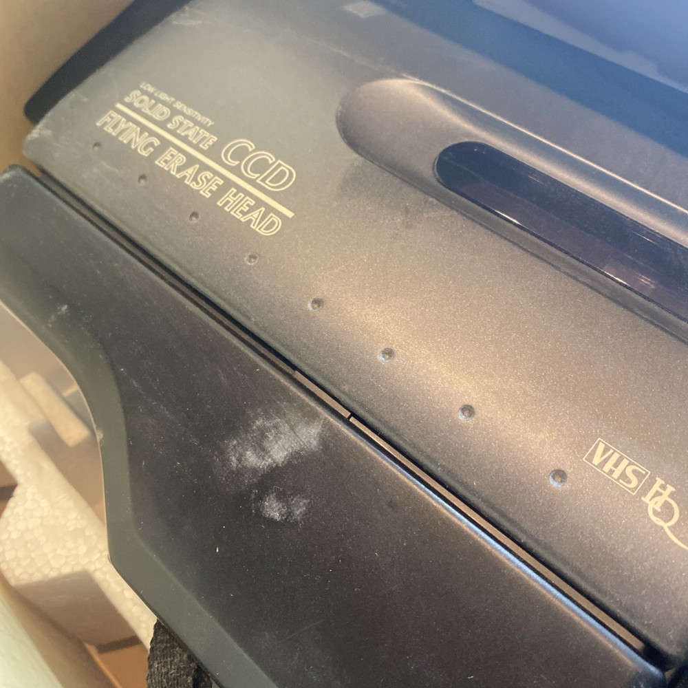 Vintage Sears Solid State CCD VHS Movie Video Camera UNTESTED