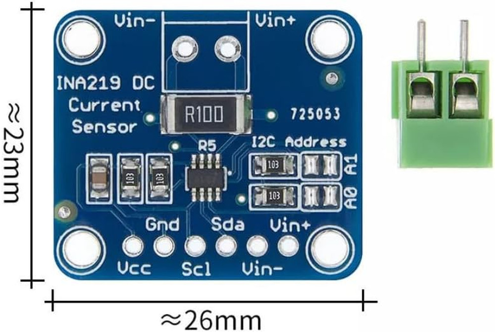 4 PCS INA219 I2C Bi-Directional DC Current Power Supply Sensor Breakout Module C
