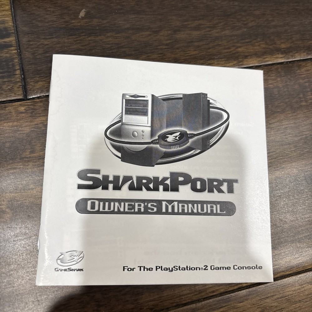 SharkPort Playstation 2 PS2 Code & Save Transfer Kit Complete CIB Never Used