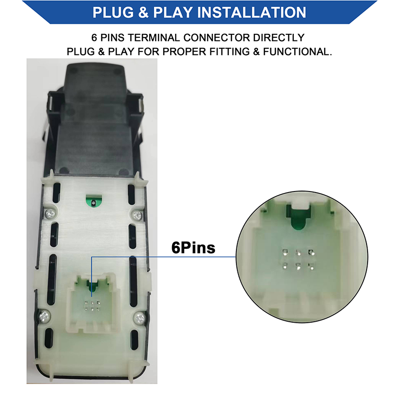 Passenger Window Control Switch for 11-15 Dodge Durango Jeep Cherokee 68086692AF