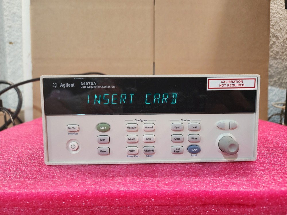 HP/Agilent 34970A Data Acquisition /Switch Unit Option 001 NON-DMM Unit #6
