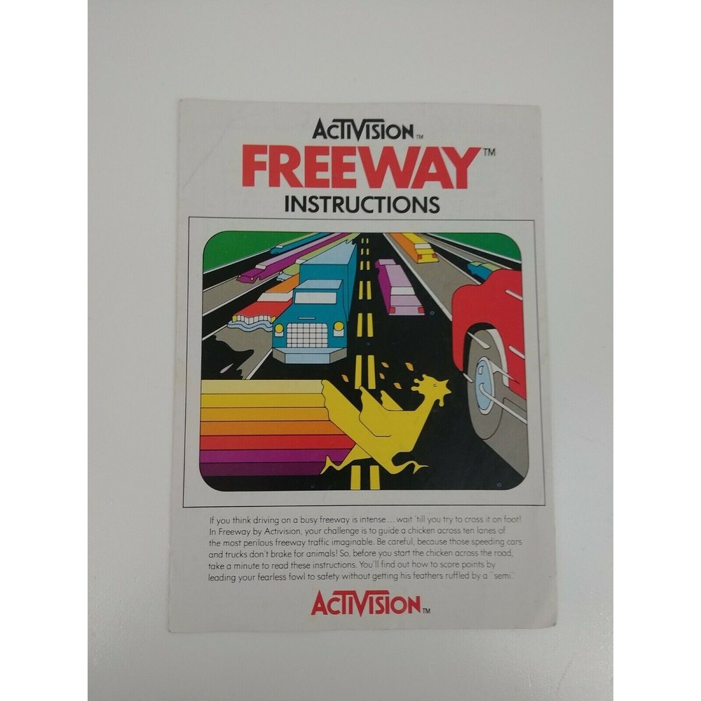 ATARI 2600 ACTIVISION: FREEWAY MANUAL