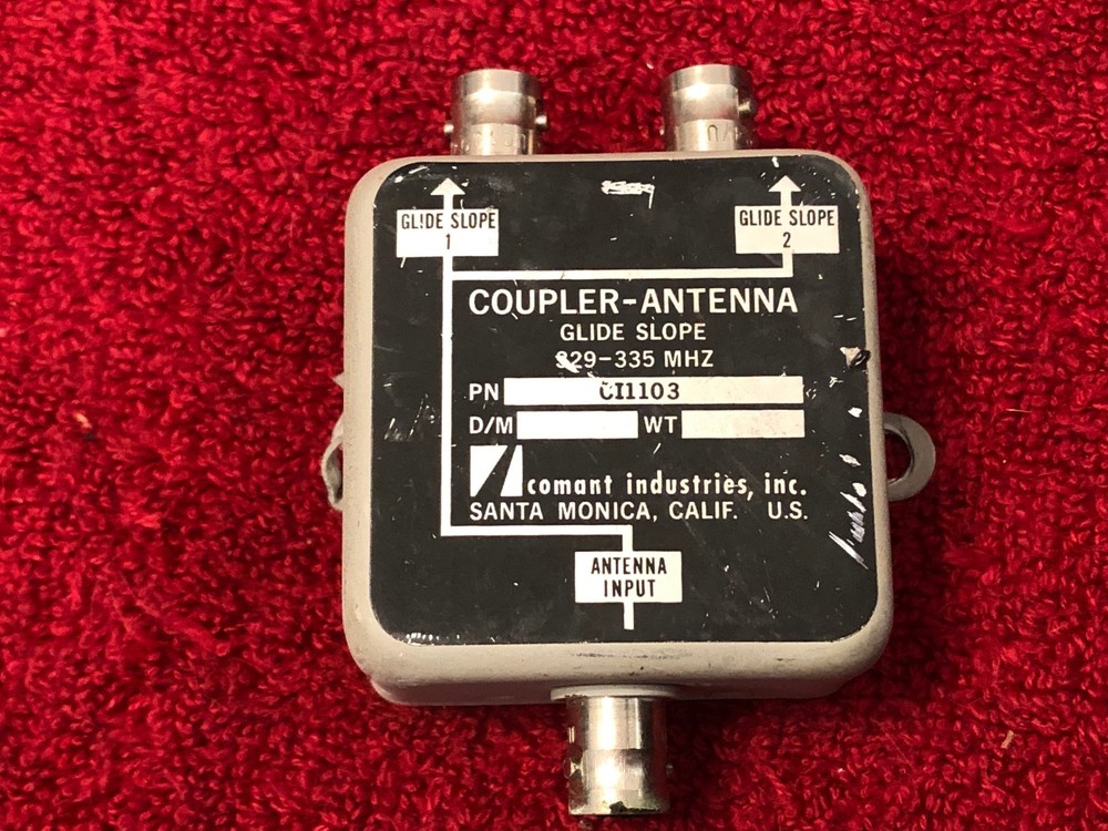 COMANT INDUSTRIES CI 1103 GLIDESLOPE ANTENNA COUPLER