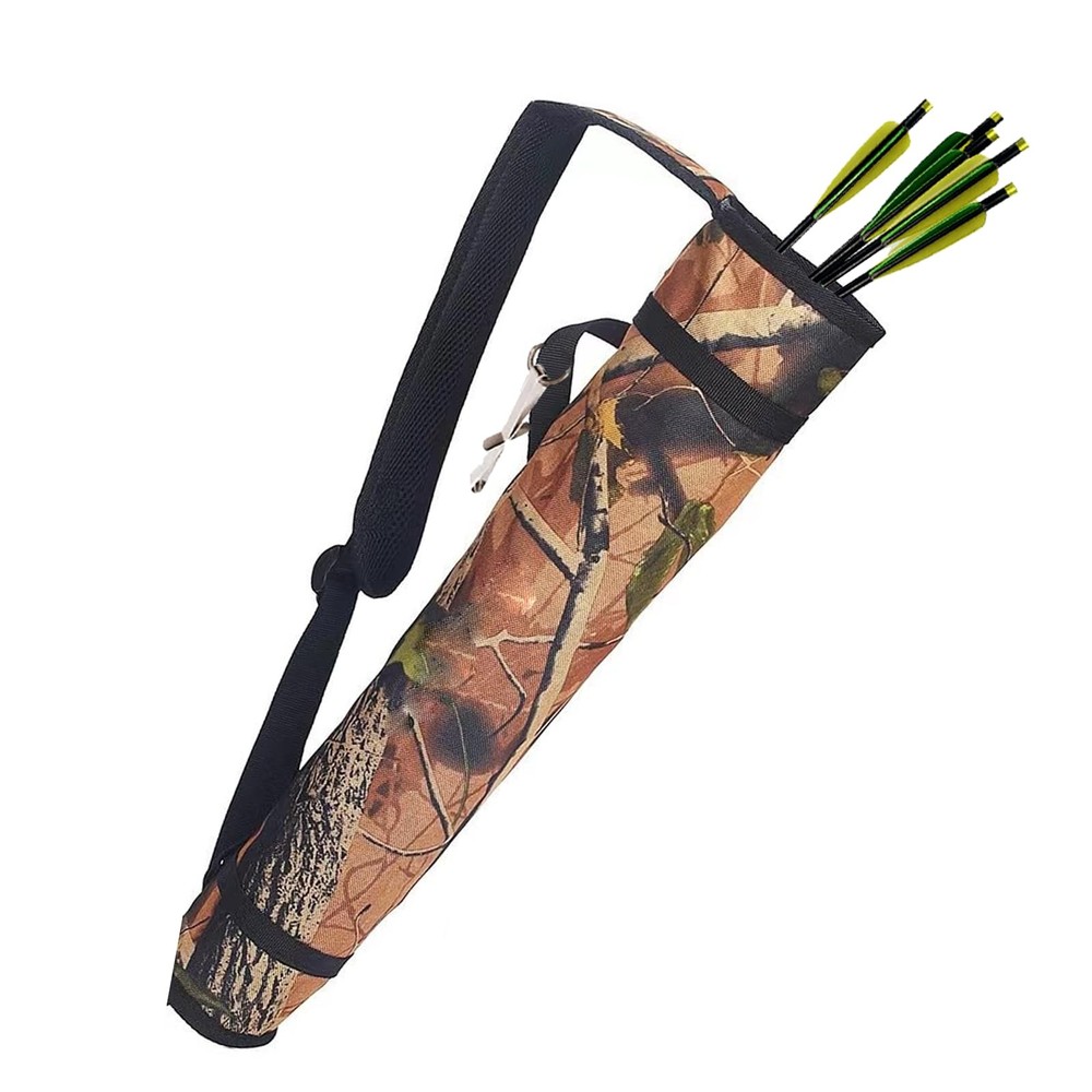 Archery Quiver Back and Hip Quivers Adjustable Arrow Backpack Bag Holder Side...
