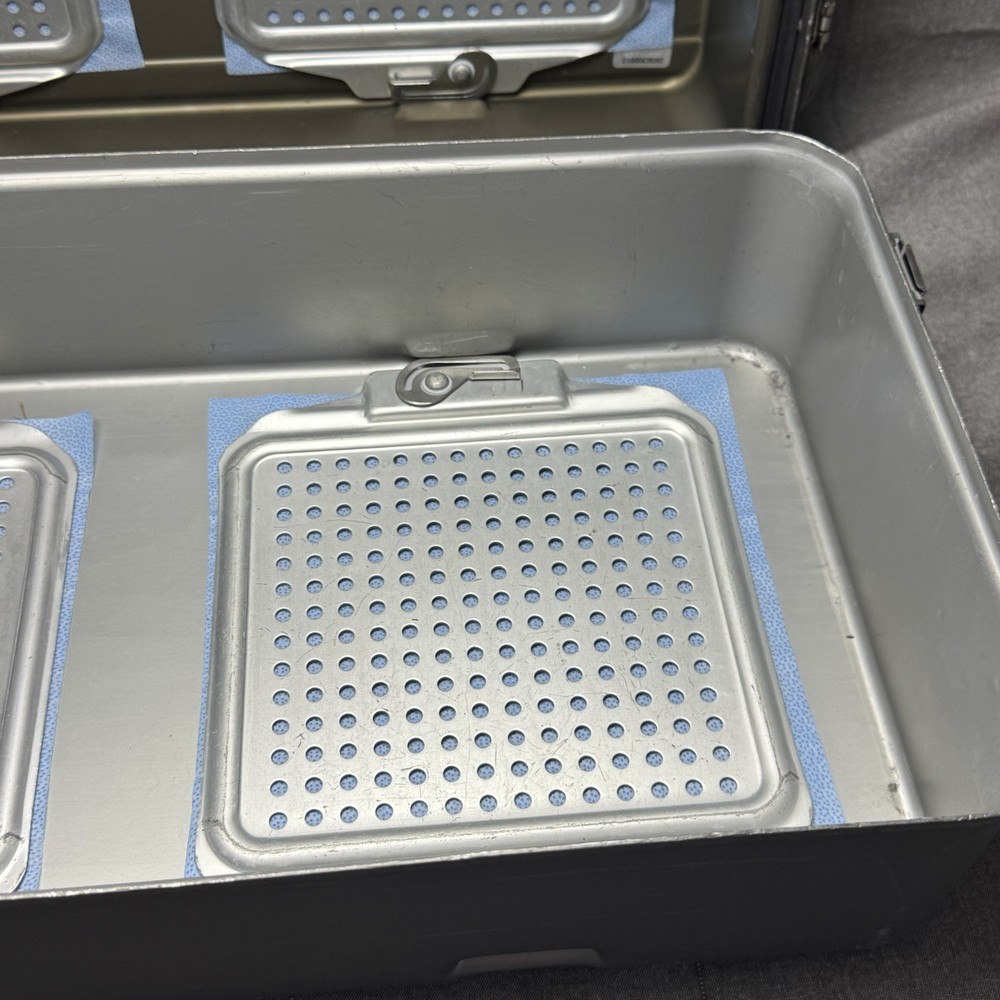 V. Mueller Genesis CD3-9BDL 23"x12"x9" Laparoscopic Sterilization Case & Plates