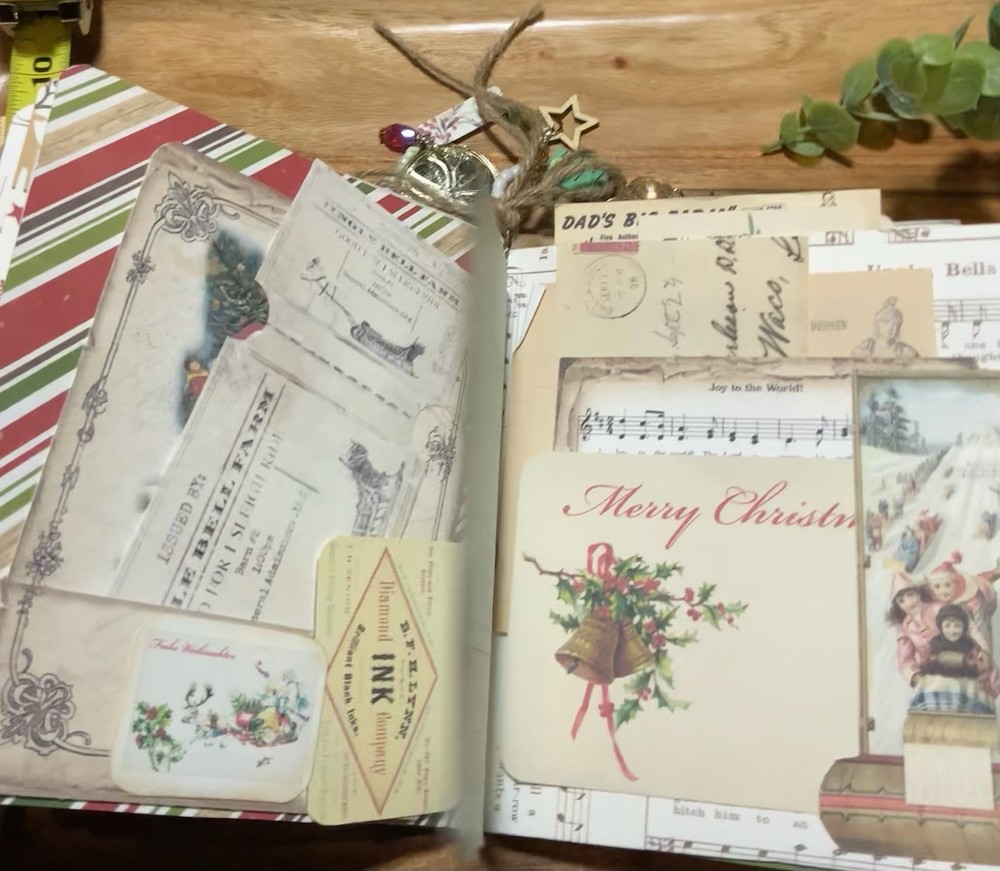 Christmas Handmade Junk Journal