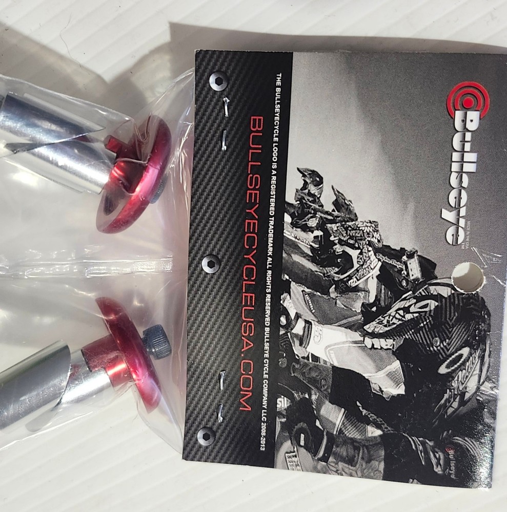 🎯 Bullseye ODI Handlebar Ends - Red Anodized