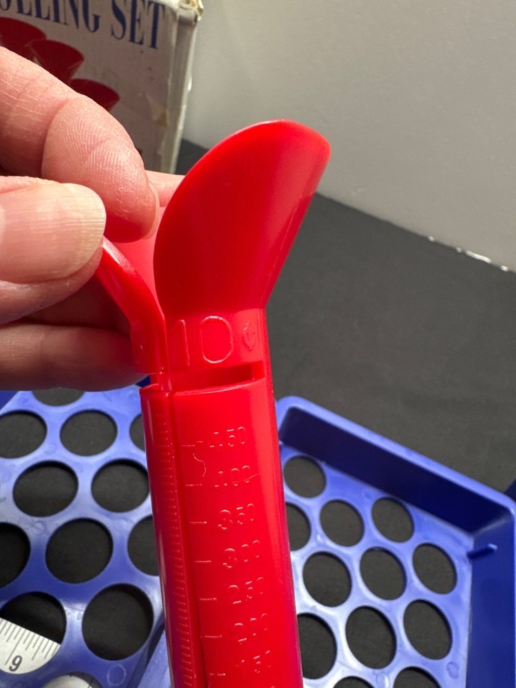 Complete Coin Rolling Set With Red Tubes & Blue Trays For Sorting And Wrapping C