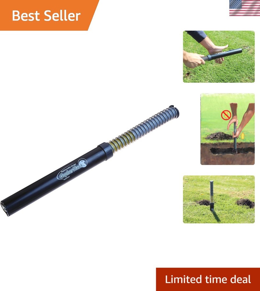 Durable Stainless Steel Single Trap for Gophers & Moles - Humane and Efficient