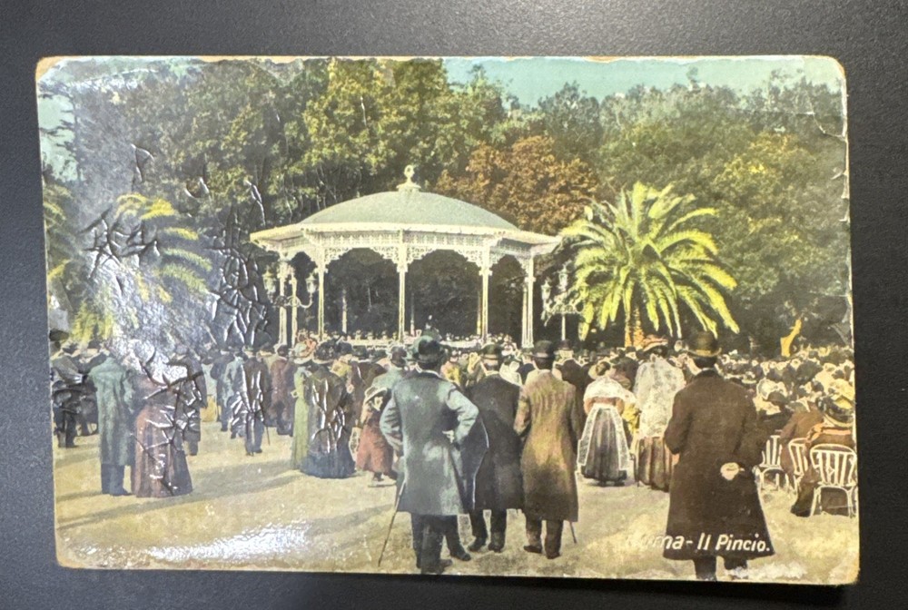 Oma -   Pincio  , ￼ Antique Postcard.