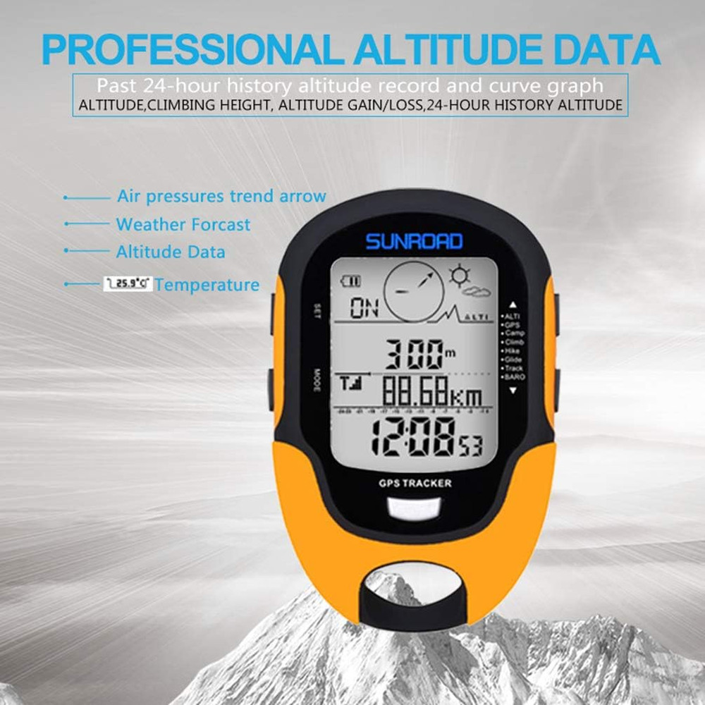 Digital Altimeter Portable Compass with Weather Forecast Multi Function Altimete
