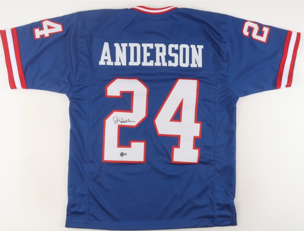 Ottis Anderson Signed Jersey (Beckett)