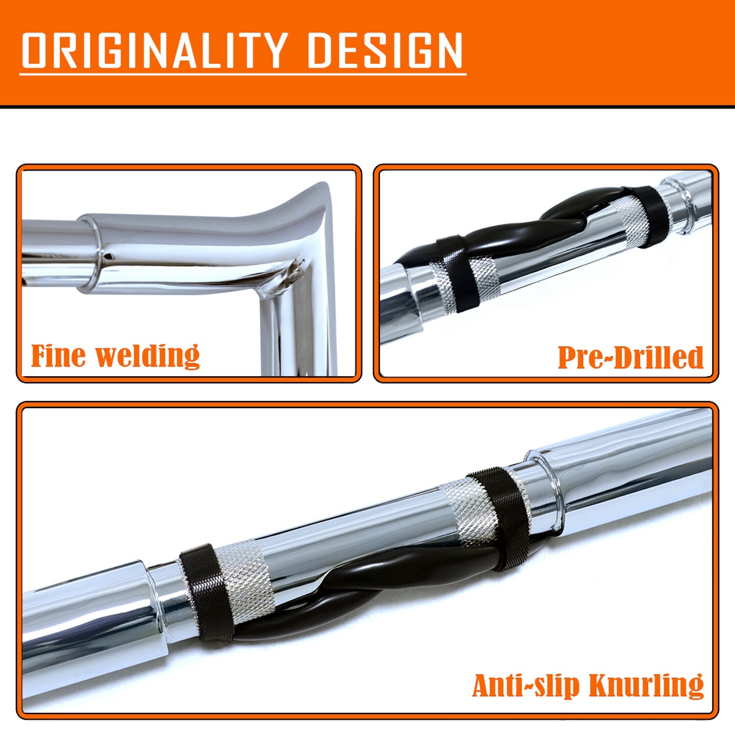 12" Prewired 1.25" Meat-hook Bar For 96-06 FLHT FLHTCI FLTRI FLHTI FLHX FLHXI