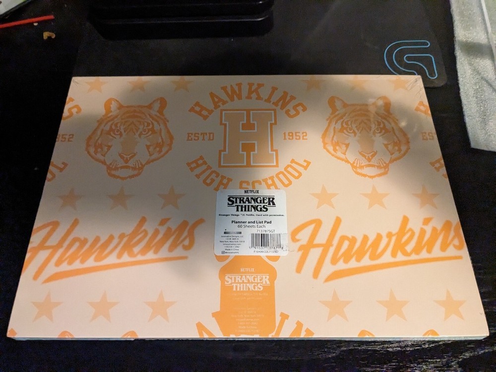 Stranger Things Hawkins High 60 sheet planner and list pad