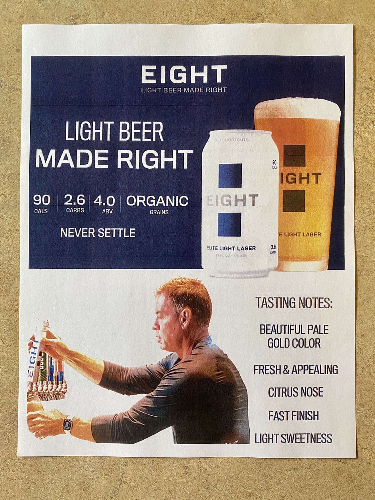 8 Troy Aikman Promo EIGHT Lager Beer Rubber Wristband Bracelets DALLAS COWBOYS