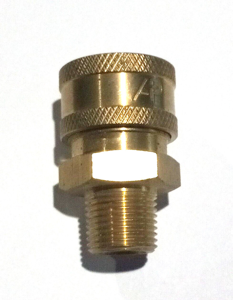 A+ 3/8 Pressure Washer Brass Quick Connect 3/8 NPT Solid Brass