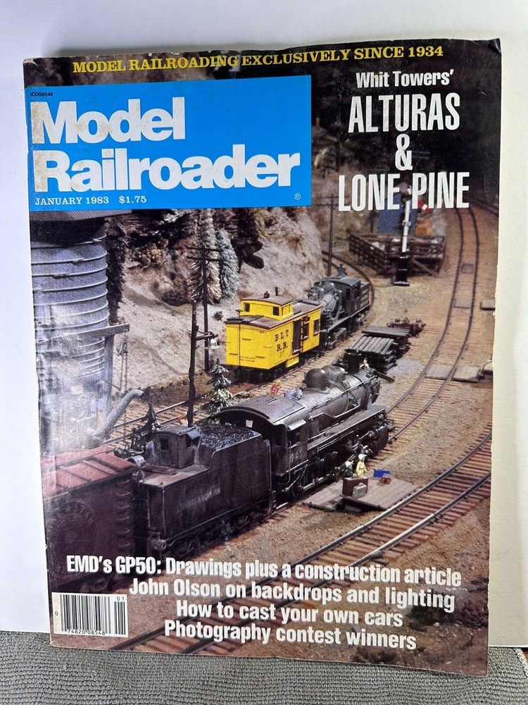 Model Railroader Magazine - January 1983 - Backdrops & Lighting