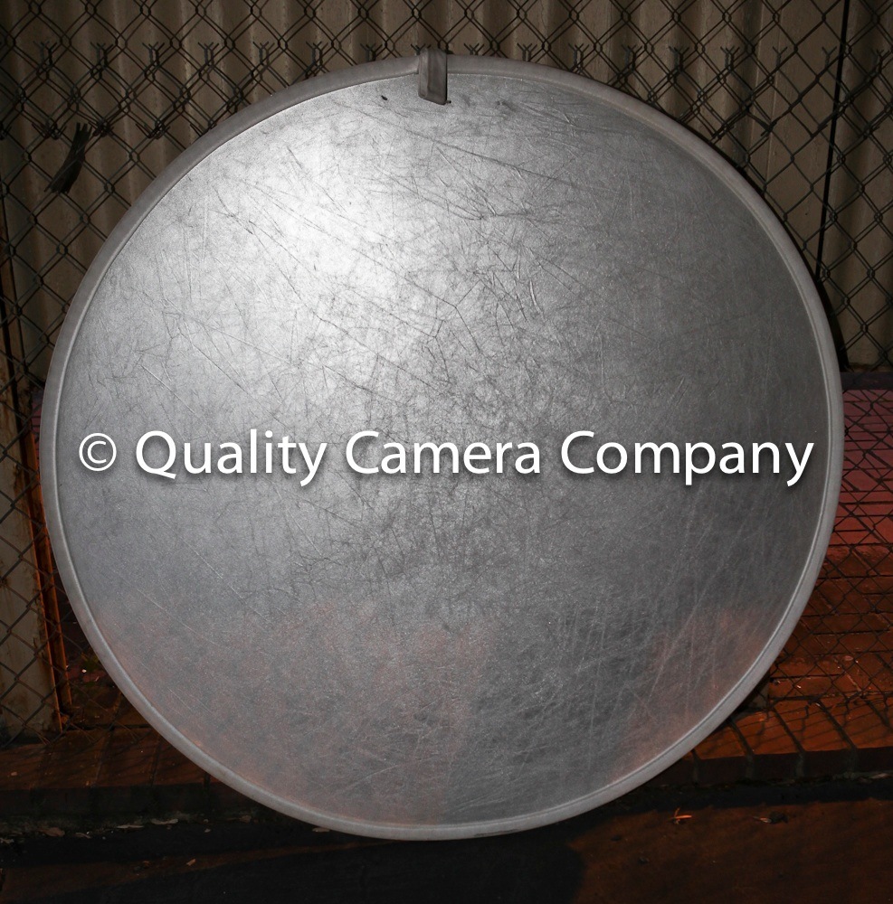 Photoflex Collapsable Reflector Disk 52" - SILVER & WHITE+CASE - EXCELLENT!!!