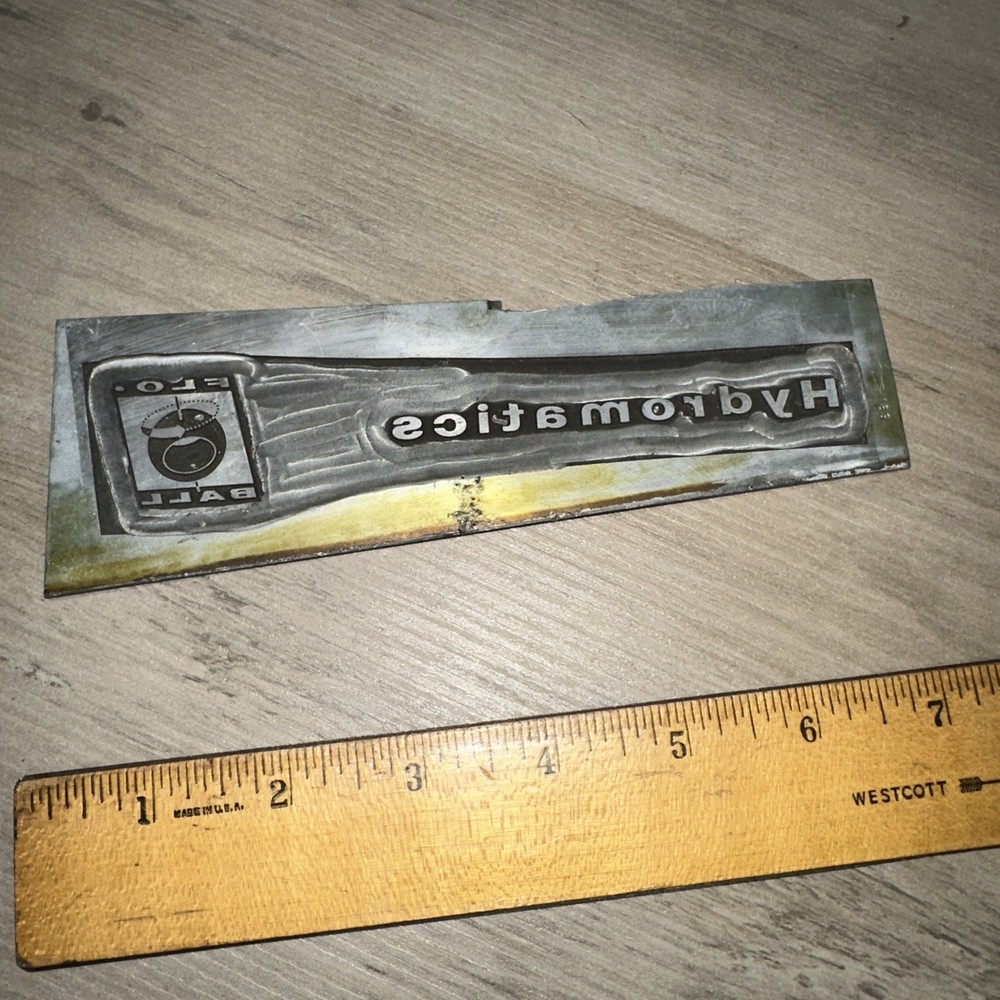 Printing Plate ( Hydromatics Ball Flo )