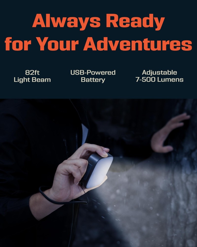 P4X Camping Lantern - Hanging Lantern w/ Bright & Warm Adjustable Lighting - ...